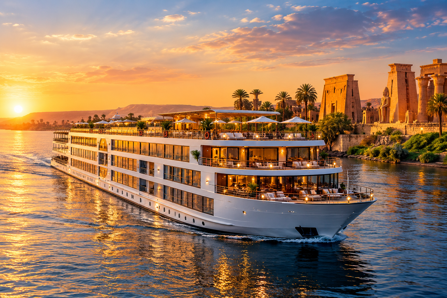Luxury Cruise From Aswan To Luxor 4 Days 3 Nights Include Abu Simple temple